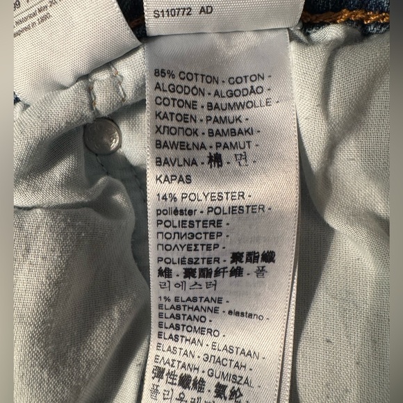 Levi’s Ribcage Straight Ankle Jeans Button Fly High Waist 32 - Picture 12 of 13